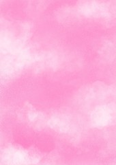 Pink sky watercolor background