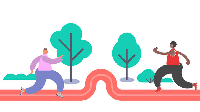 Modern Flat design people and Business concept for Smart Workout, easy to use and highly customizable. Modern vector illustration concept, isolated on white background.