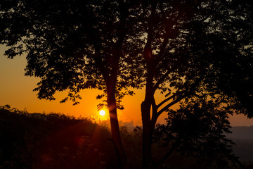 Sunset in Bali Island