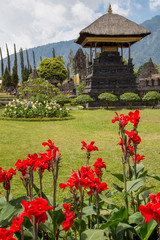 Detail of a Bali temple