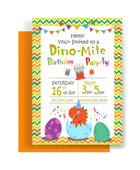 Holiday birthday invitation