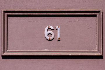 House number 61