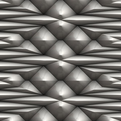 3d effect - abstract steel surface seamless pattern