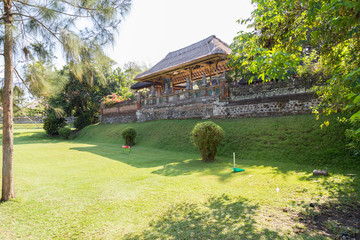 Detail of a Bali temple