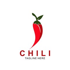 Chili logo design with modern concept