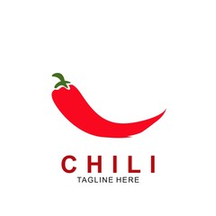 Chili logo design with modern concept