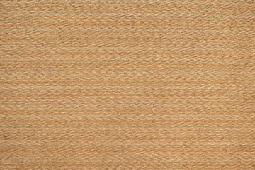 Light brown linen background Weaving Canvas Fabric Texture background. or Natural brown cloth surface .