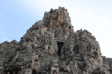 Fototapeta na wymiar bayon temple in siem reap