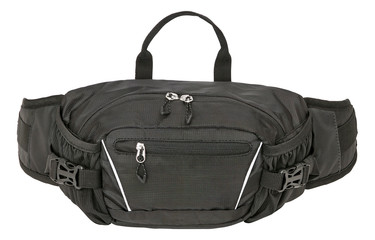 Naklejka premium Wallet for waiste / hip , securing money and travel papers