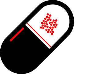 Vector pills icons 