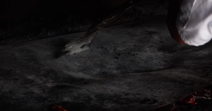 Preparando la parrilla