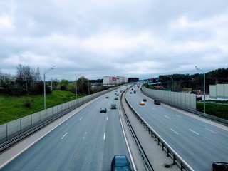 Fototapeta premium traffic on the road