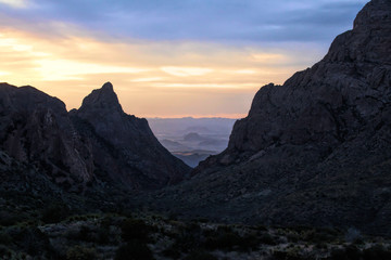 Obraz na płótnie Canvas Desert Sunset