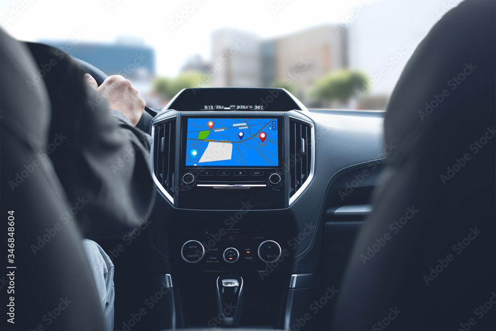 Poster gps map navigation