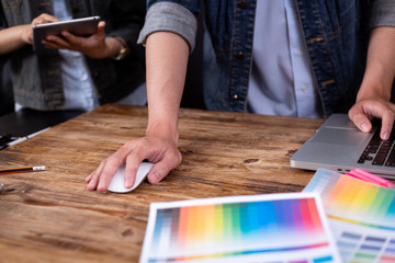 designer graphic creative creativity work tablet designing design imac artist coloring colour ideas style networking human notebook pattern place concept.