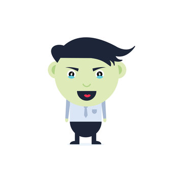 cute businessman vector cartoon design