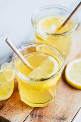 Citronnade fraiche fait maison - Boisson rafraichissante et hydratante