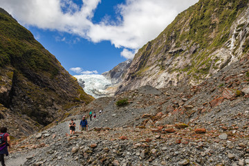 Franz Joseph Glacier track. South Island, New Zealand