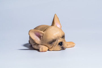 miniature figures of sleeping dog