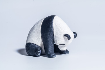 miniature figure concept of panda © lessysebastian