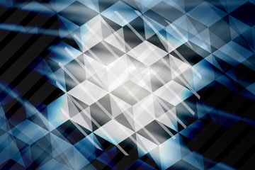 Fototapeta premium abstract, design, blue, illustration, 3d, light, white, graphic, geometric, wallpaper, digital, texture, pattern, business, concept, architecture, technology, space, futuristic, lines, render