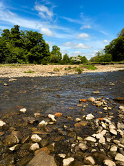 river and rocks