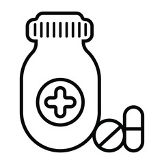 medicine pills icon vector. medicine pills icon vector symbol illustration