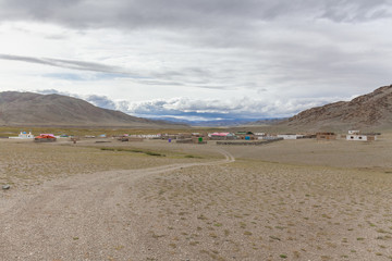 A small town located in the Mongolian mountains. Altai.