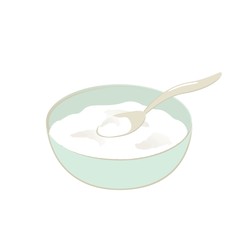 ヨーグルトのイラスト