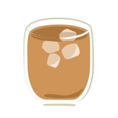 麦茶のイラスト