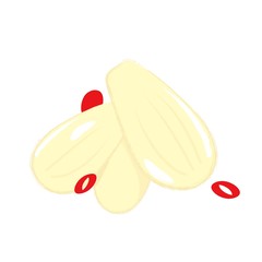 らっきょうのイラスト