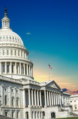 Obraz premium Washington DC, US Capitol Building 