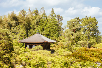 Silver Pavillion Ginkakuji Temple Kyoto Japan