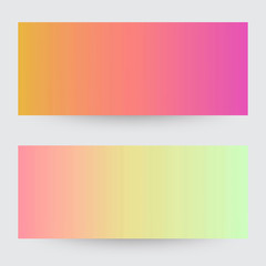Fototapeta na wymiar Minimalistic covers design. Set of four flyers. Colorful abstraction bright gradient. This abstraction can be used for invitations, posters and flyers. Vector illustration. eps 10