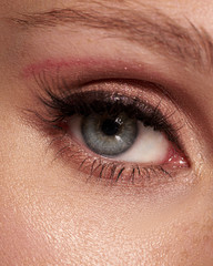 Obraz premium Beauty woman face young model natural clean skin female