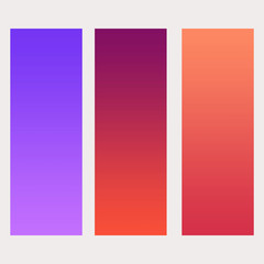 Abstract set color blurred gradient background with light. Nature backdrop. Vector illustration. Ecology concept for your graphic design, banner or poster. eps 10