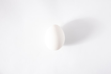 .eggs on a white background food easter
