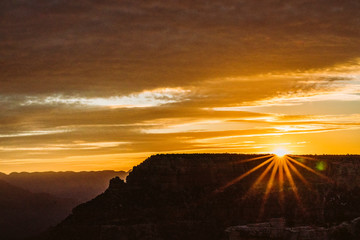 Sonnenaufgang am Grand Canyon Sonnenuntergang