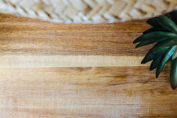 fondo madera natural marron suculenta cesta
