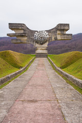 The Monument to the Revolution of the People of Moslavina in Bjelovar-Bilogora County, central...