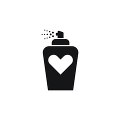 Perfume icon design isolated on white background