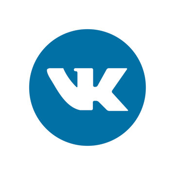 vk flat style icon vector design