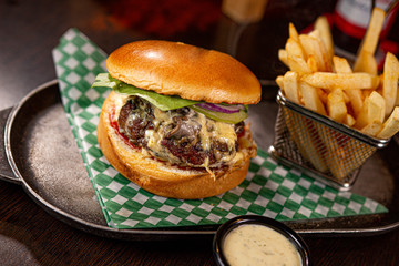 Hamburguesa con carne