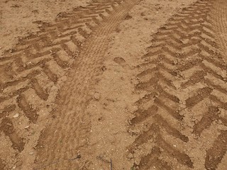 Huellas de tractor