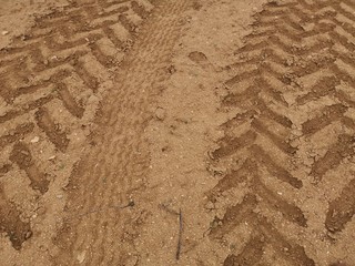 Huellas de tractor