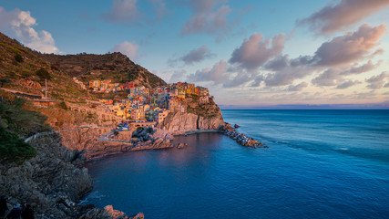 Manarola Sunset, Cinque Terre, Liguria, Italy