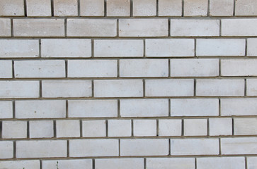 Texture of a white brick wall