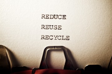 Reduce, reuse and recycle words