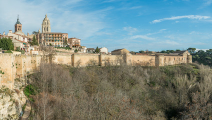 Fototapeta na wymiar Panoramic of Segovia