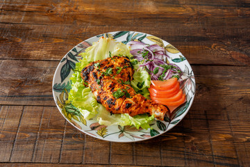 Delicious tandoori chicken dish